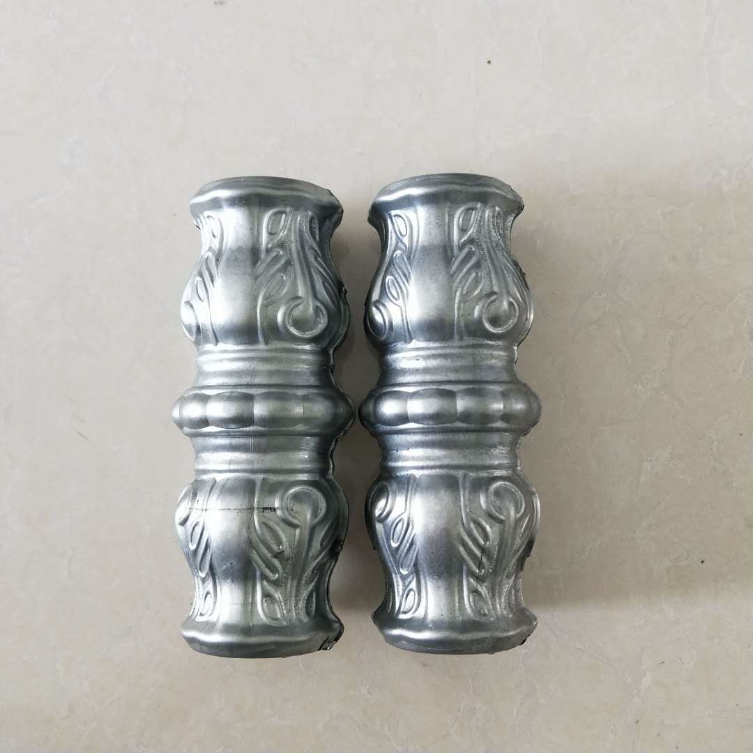 镀锌铁皮冲压接头 空心穿孔接口 葫芦中节接 铁艺大门配件 连接件