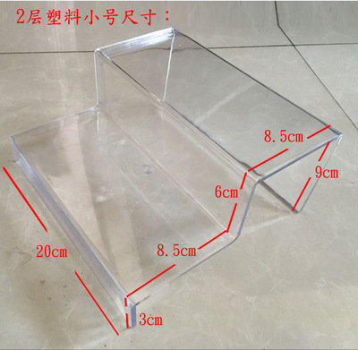 Expositor de Zapatos de Plástico Transparente en Forma de U para Zapatos y Bolsos
