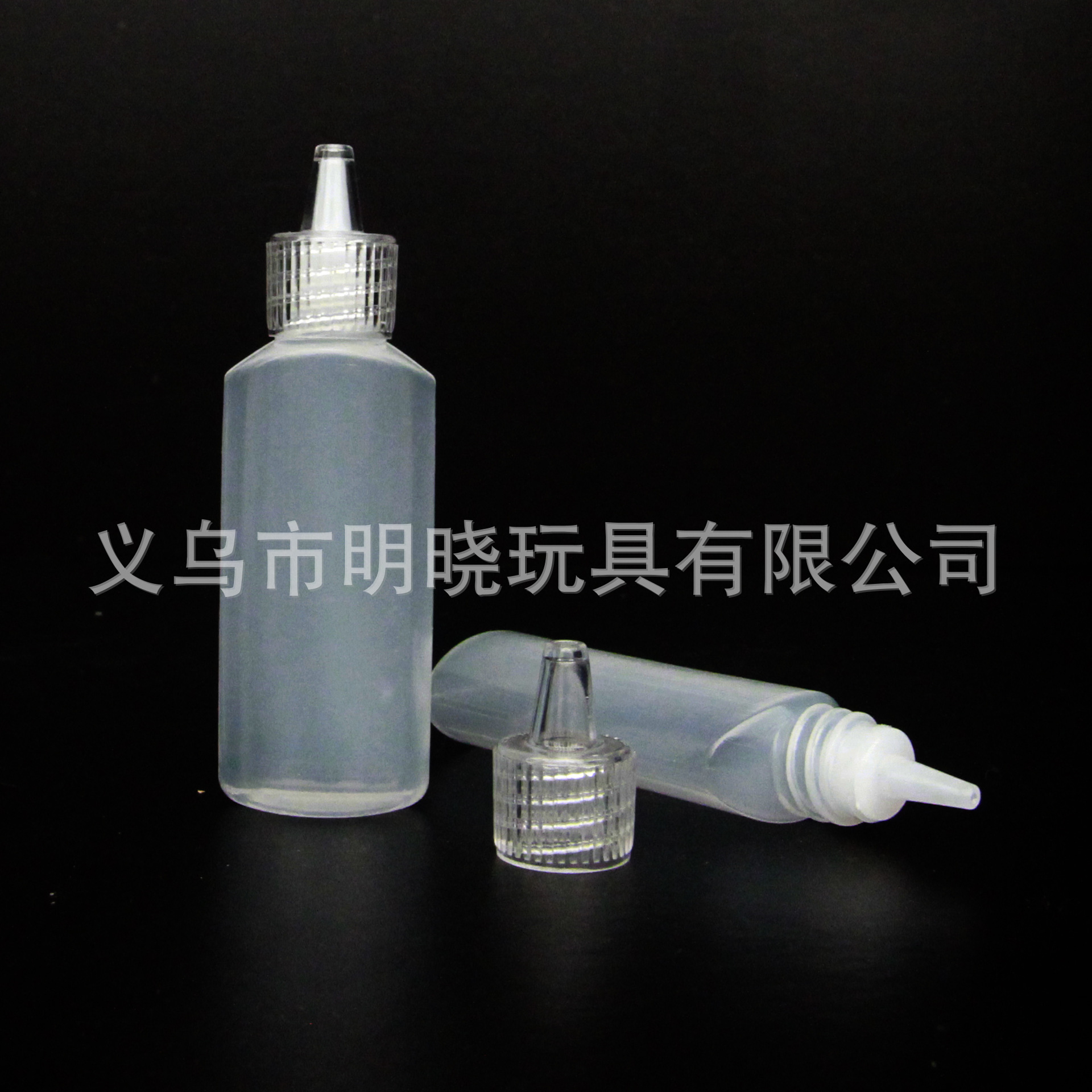 厂家现货批发 22ML塑料瓶扁瓶现货批发  胶水瓶空瓶可 配盖