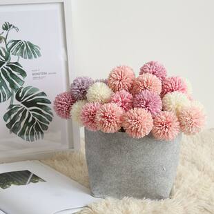 Decorative flowers for home use, realistic plastic wedding flowers for table tennis