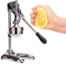 不锈钢商用家用手动榨汁机橙子石榴榨汁器雪梨西瓜柠檬水果压汁器