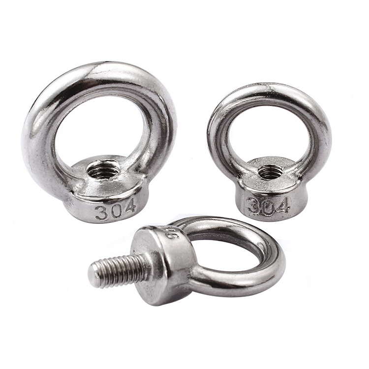 厂家直销 加长吊环螺栓 吊环螺钉 起重连接吊环 304不锈钢吊