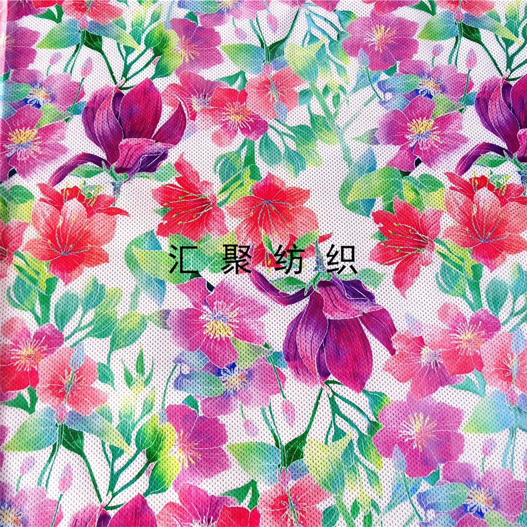 彩绘数码印花直喷   时装桌布台布