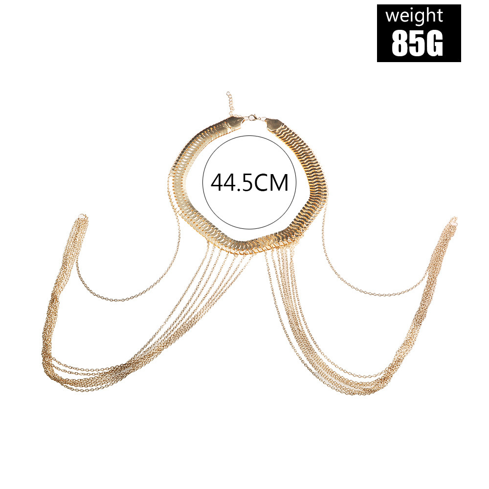 Sexy Tassel Body Chain Necklace For Beach Style Jewellery_voghion.com