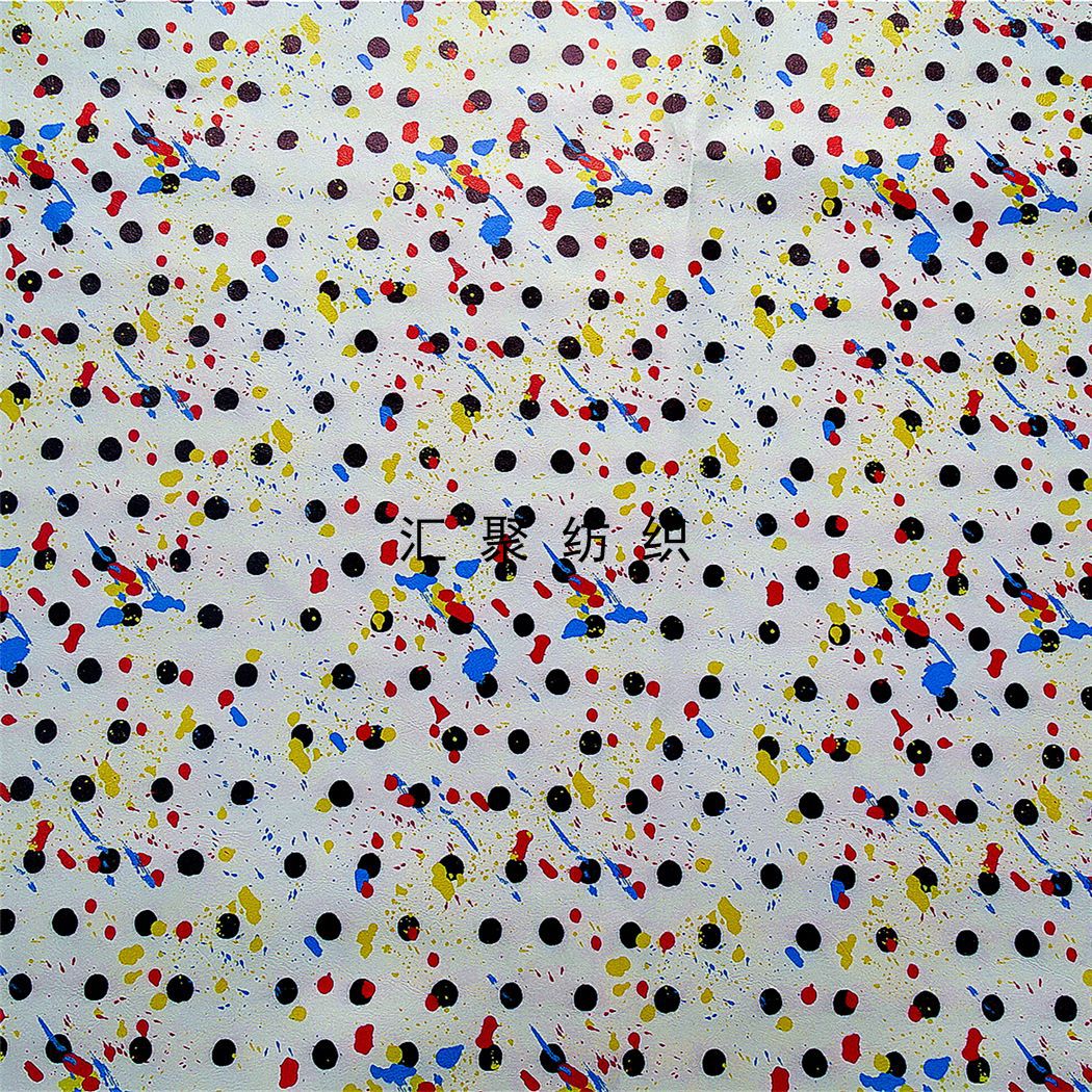 数码直喷印花 3D立体印花 3D数码印花 pu皮革/超纤印花 圆点印花