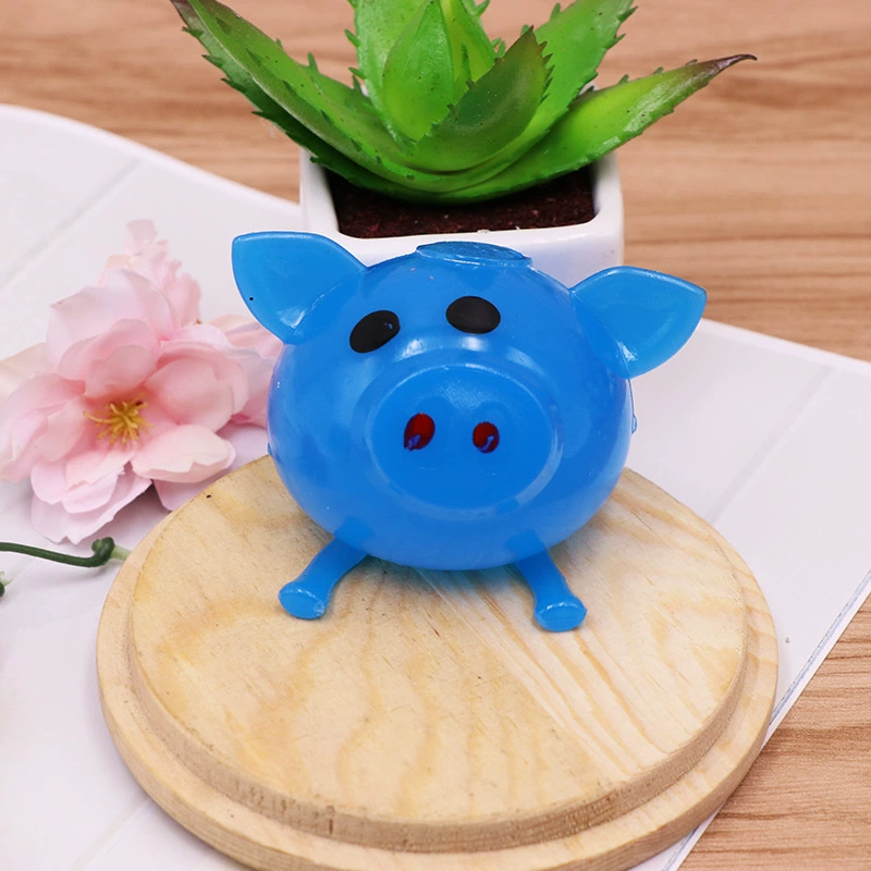 Anti-Stress Water Ball Squeeze Toy, Realistic Fruit & Animal Shapes, 6 cm, Soft Sticky