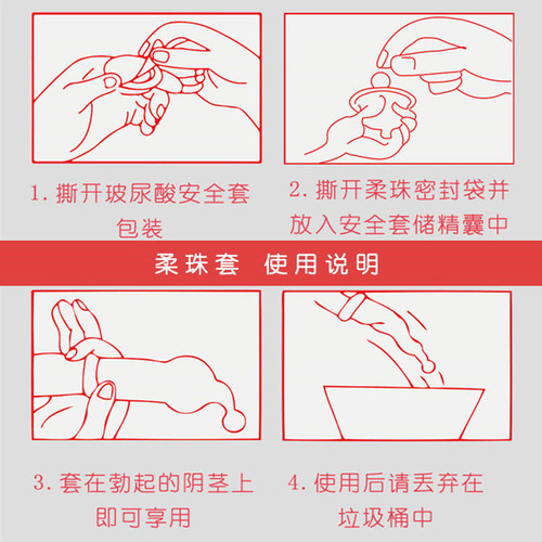 OLO Soft Beads G-Spot Condoms Granular Wolf Teeth Stained Sexy Male and Female Condoms Passion Tools Ultra-Thin and Cool