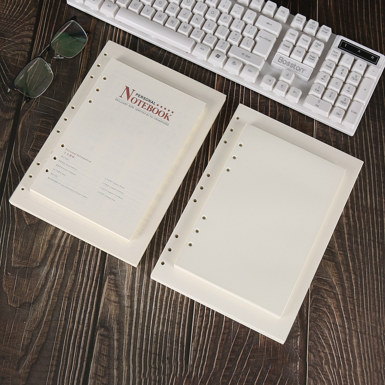 Loose-leaf Book Inner Core A5b5 Notebook Replaceable6-hole Clip100 Sheets Of Dowling Paper Printing Notepad