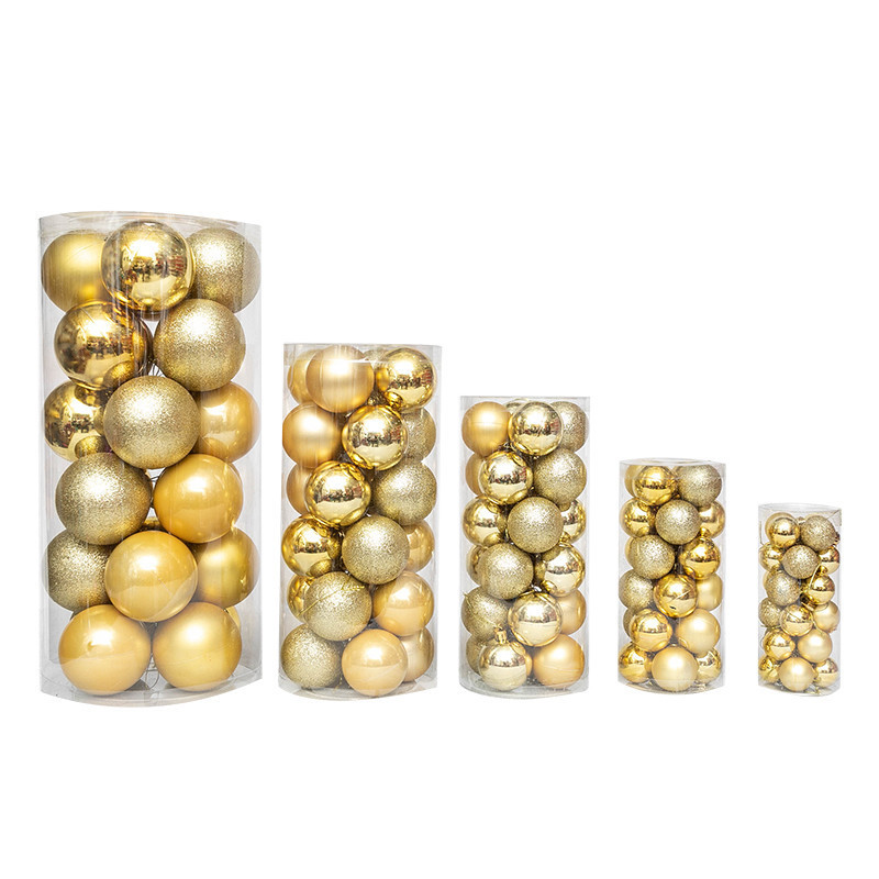 3cmクリスマスボール24パッククリスマス装飾品クリスマスツリーペンダントクリスマスボールギフトボックスセット|undefined