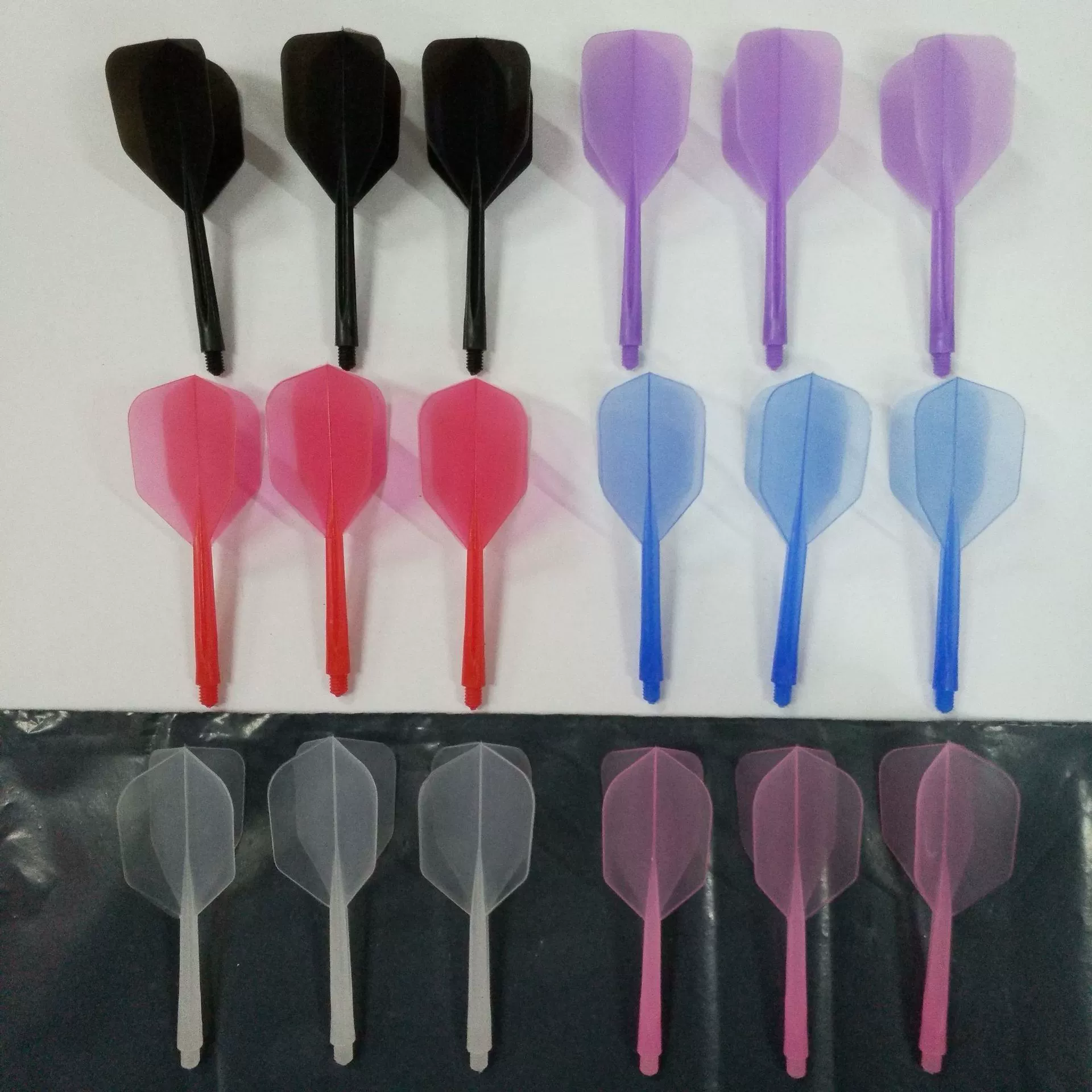 2BA Прозрачный один дротик хвост