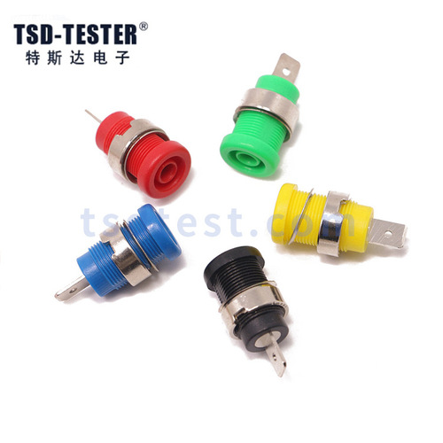 S4332 panel socket binding post insert banana socket ABS plastic case nickel-plated resistant