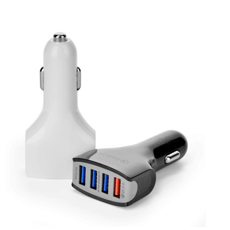 Новый 4USB автомобильное зарядное устройство QC3.0 автомобильное зарядное устройство многофункциональное автомобильное зарядное устройство четыре зарядки QC 3.0 быстрая зарядка