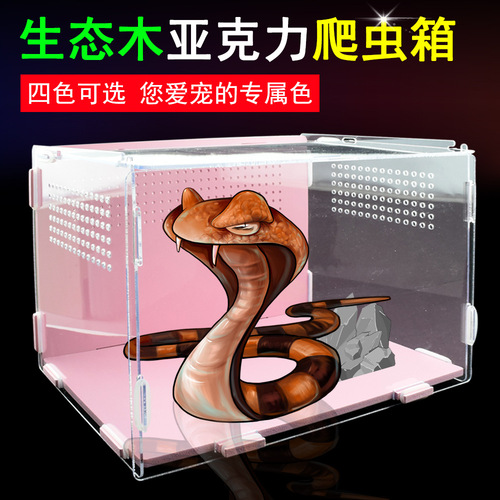 Reptile box breeding insulation box acrylic transparent modeling room pet tortoise spider lizard hedgehog horned frog