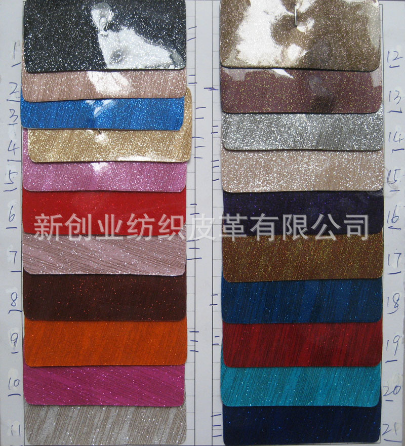 加厚闪粉镜面KTV夜场娱乐场所装饰革化妆包晚妆包手机套用皮料