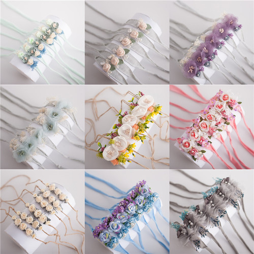 Cross-border sourcing new baby photography headwear, infant photography head flowers, newborn photography accessories headwear and head flowers