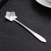 Spoon stainless steel, coffee mixing stick contains rose, Birthday gift