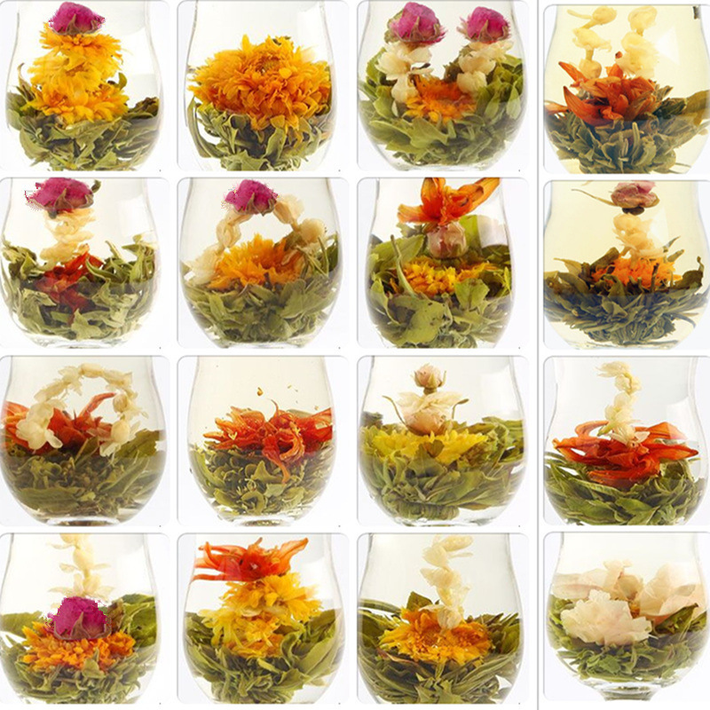 16 bags combination craft flower tea ball ornamental flower tea green tea wedding gift factory in stock wholesale 16 bags combination craft flower tea ball ornamental flower tea green tea wedding gift factory in stock wholesale