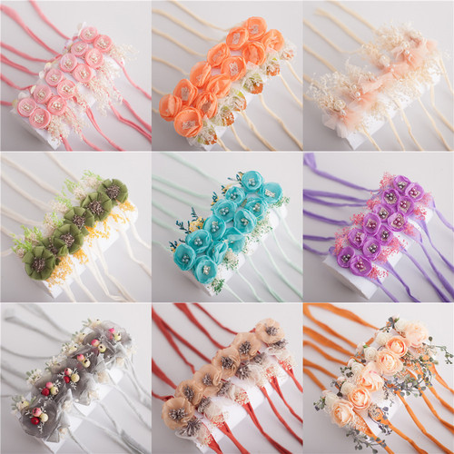 Baby photography headband, children's photography hair accessories, newborn headbands, handmade flower headbands, cross-border accessories, baby accessories