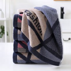 Dark Letter Soft Cotton Absorbent Face Towel 35*75 Adult Couple Supermarket Wholesale Gift Towel