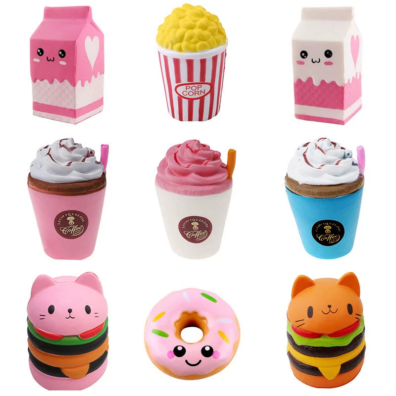 Игрушка, сжимающаяся для мороженого, антистресс