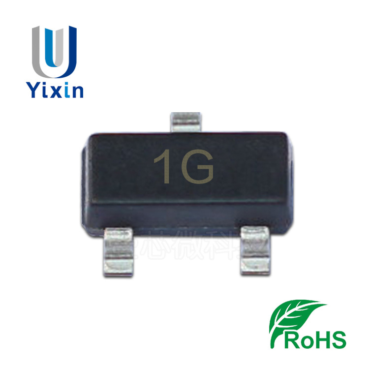 厂家直营 BC847C 丝印1G SOT-23 贴片 双极晶体管 NPN型 三极管