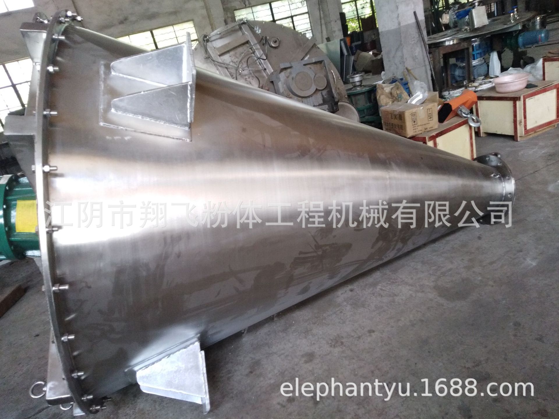 厂家供应ZHJ系列混合血红素蛋白饲料用5立方双螺旋混合机