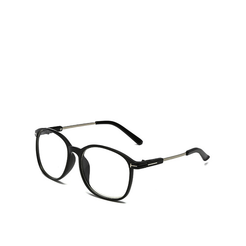 Retro classic large frame metal inlaid glasses frame square flat frame fashionable with myopia glasses versatile glasses