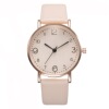 Watch for leisure, quartz belt, Korean style, simple and elegant design