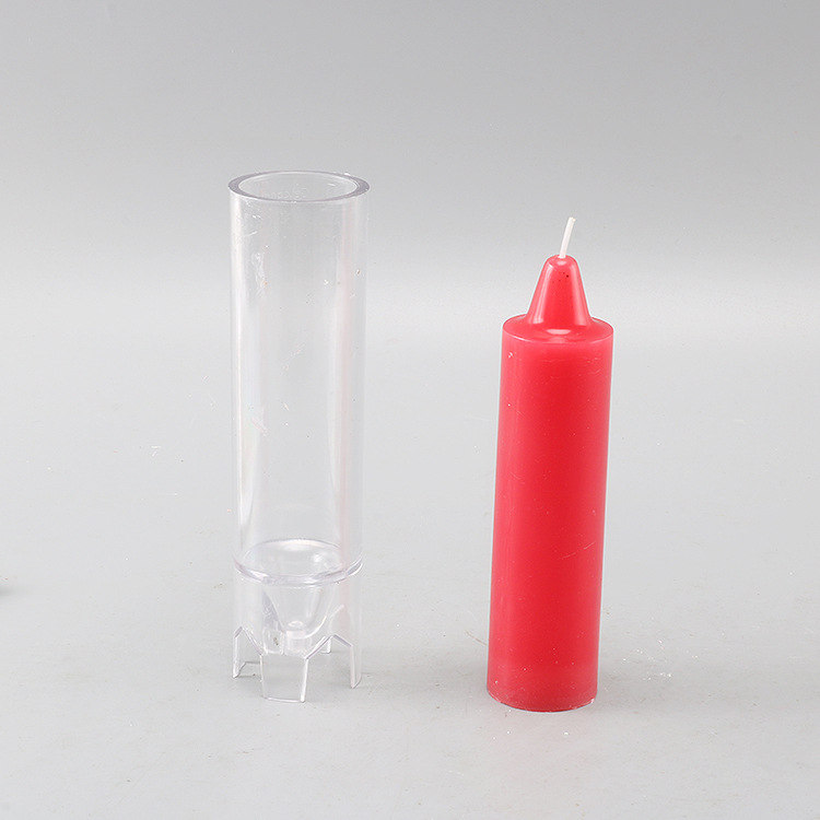 Pequeño molde de la vela de iluminación del hogar modelo de vela/molde de cera de varilla/molde de vela fina/molde de vela larga DIY