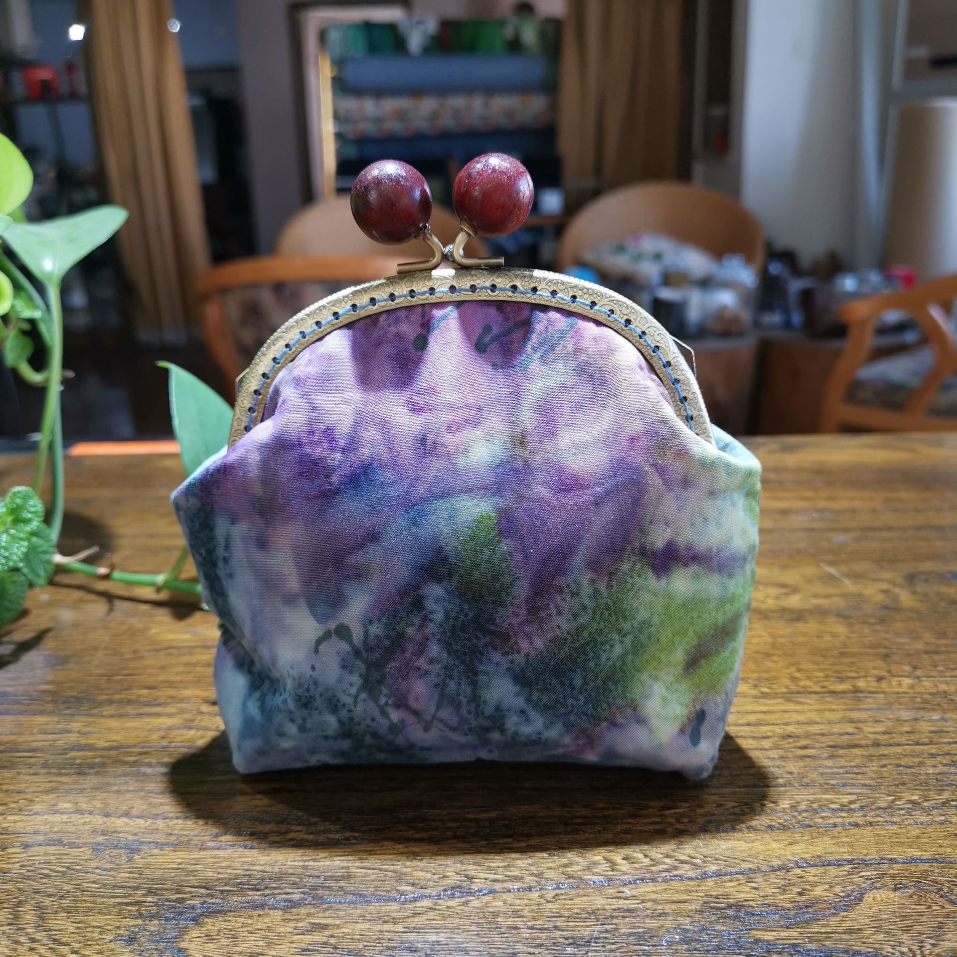 Nuevo estilo creativo hecho a mano diy billetera boca bolsa de oro bolsa de almacenamiento de material auto-bordado bolsa de patchwork bolsa de mensajero