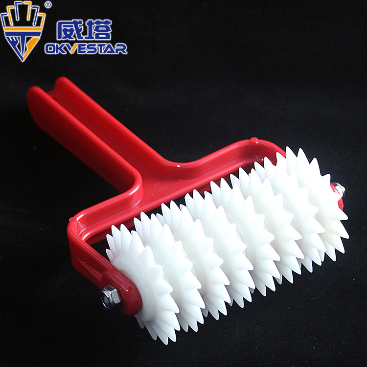 Perforador de pizza aguja de pizza rodillo perforador de agujero aguja de pizza rueda de aguja rodillo fila burbuja trabajador