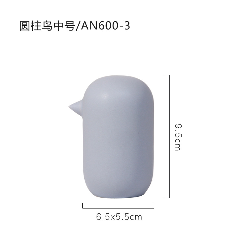 Nórdico moderno arte simple viento modelo habitación estudio cerámica color pájaro suave decoraciones adornos creativos al por mayor