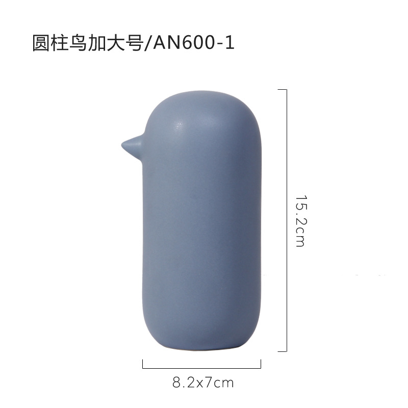 Nórdico moderno arte simple viento modelo habitación estudio cerámica color pájaro suave decoraciones adornos creativos al por mayor