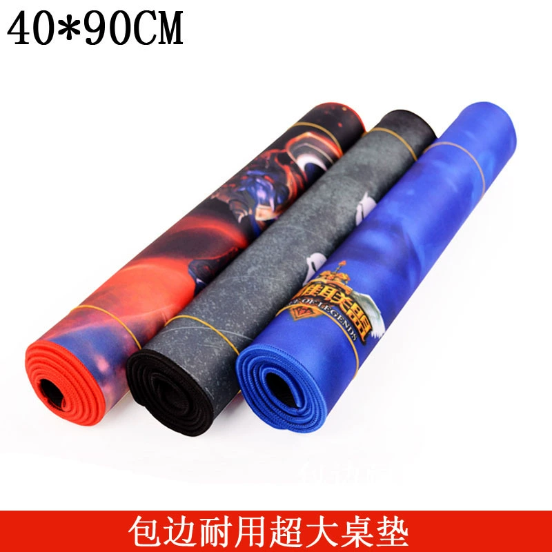 Коврик для игровой мыши 90x40 см с окантовкой прочный фиксатор края утолщенный негабаритный коврик для клавиатуры персонализированный коврик для мыши