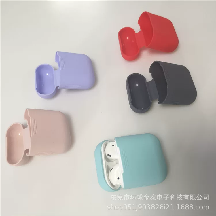 Apple, compatible wireless protective case, silicone headphones, organizer bag, bluetooth