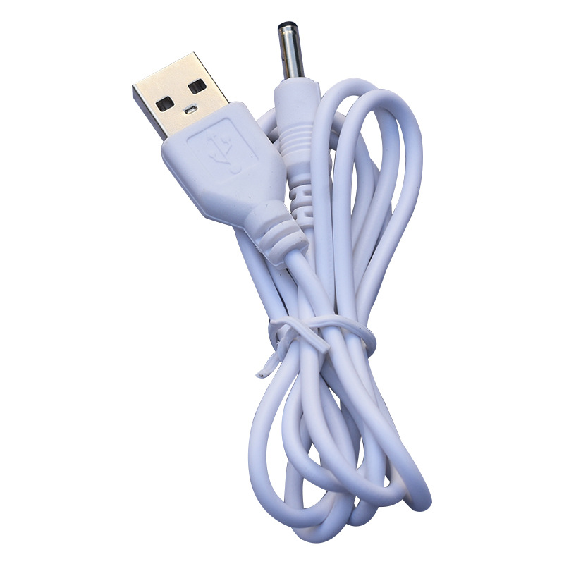 3.5 round hole data line White DC3.5 round hole data line usb to dc3.5 round hole data line