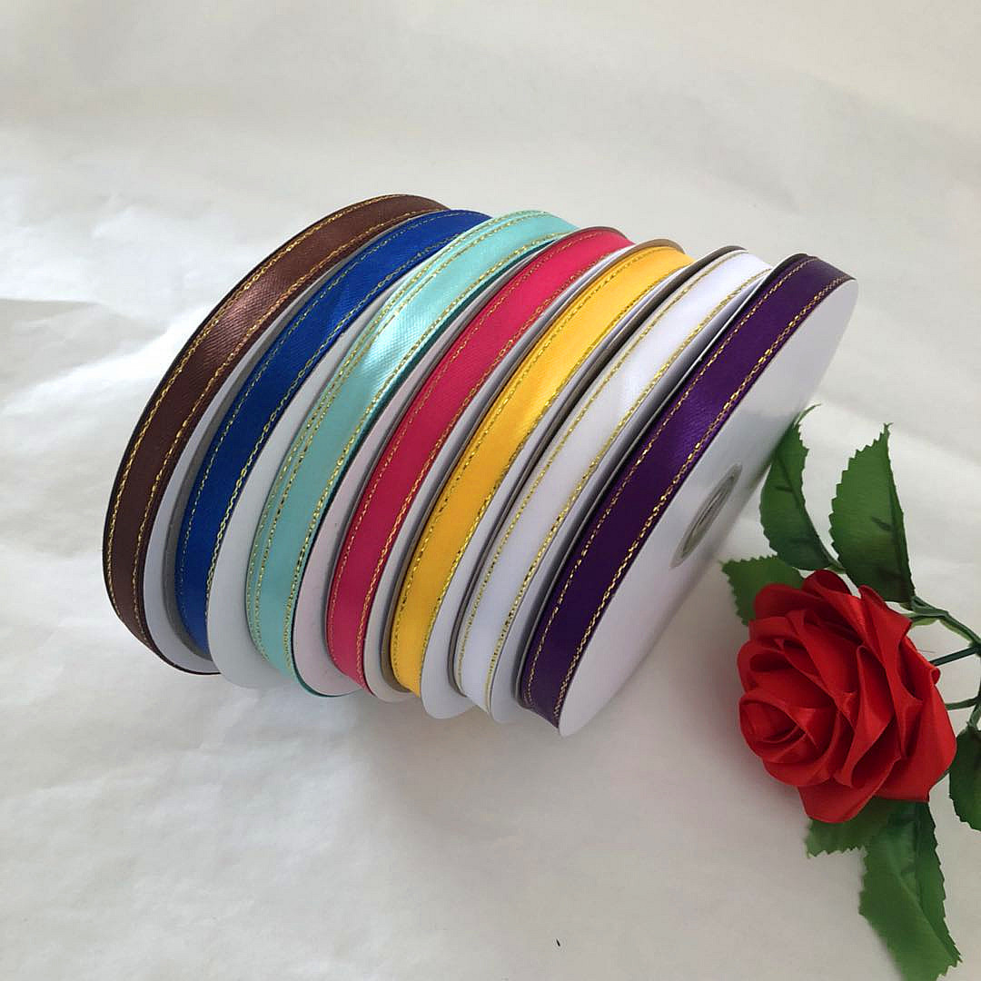 무료 배송 1CM 프놈펜 리본 선물 꽃 케이크 베이킹 포장 DIY 리본 웨딩 장식 리본 리본