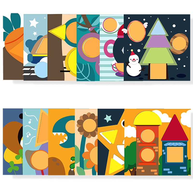 Rompecabezas de educación temprana para niños rompecabezas de Desarrollo Educativo juguete de madera jardín de infantes variedad creativa niños y niñas regalo