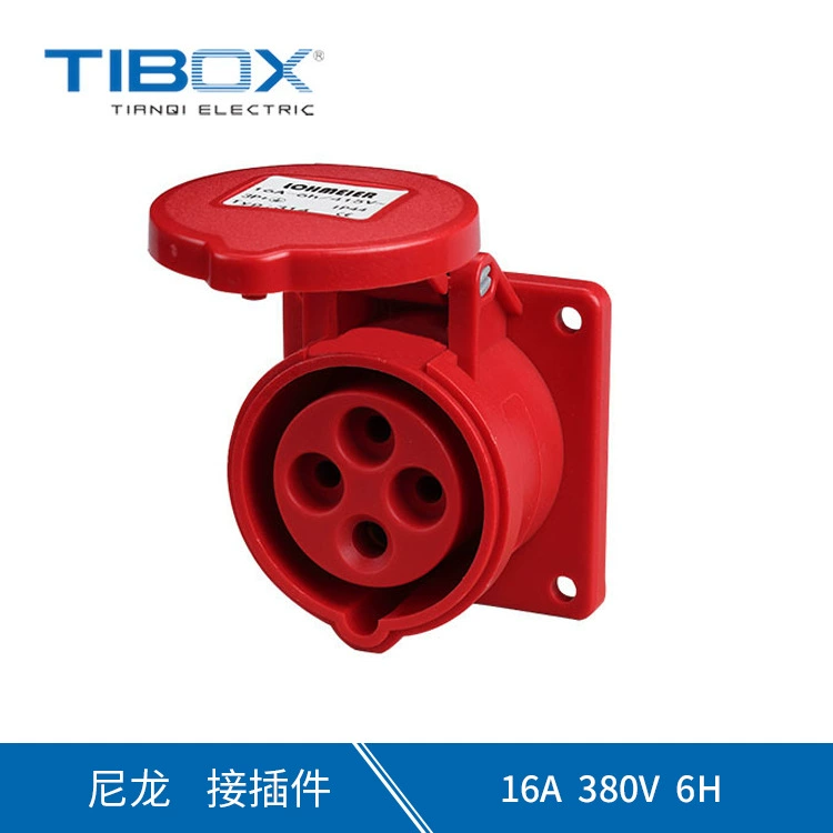 ТИБОС скрыло поляка прямого ядра соединителя 4 авиации гнезда места промышленного водоустойчивого трехфазный четырехпроводной