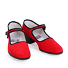 Red Dance Shoes National Folk Dance Northeast Yang Relly Following Shoes Modern Plaza Old Beijing cloth shoes and dance shoes 1006