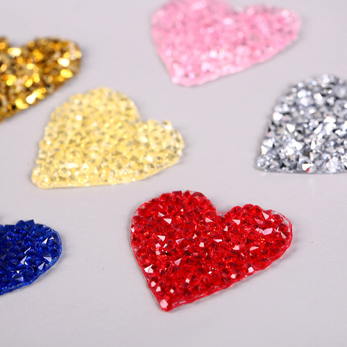 Creative love hot rhinestones, resin random rhinestones, clothing hot rhinestones diy rhinestone pictures, luggage accessories hot pictures wholesale