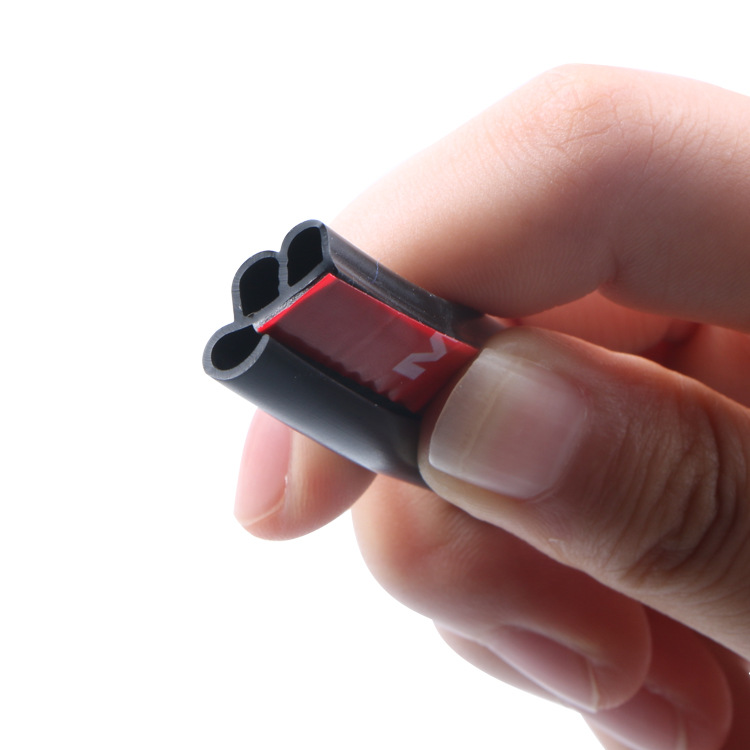 汽车隔音车门防撞条 密封B型防尘防水引擎机头盖降噪胶装饰条贴