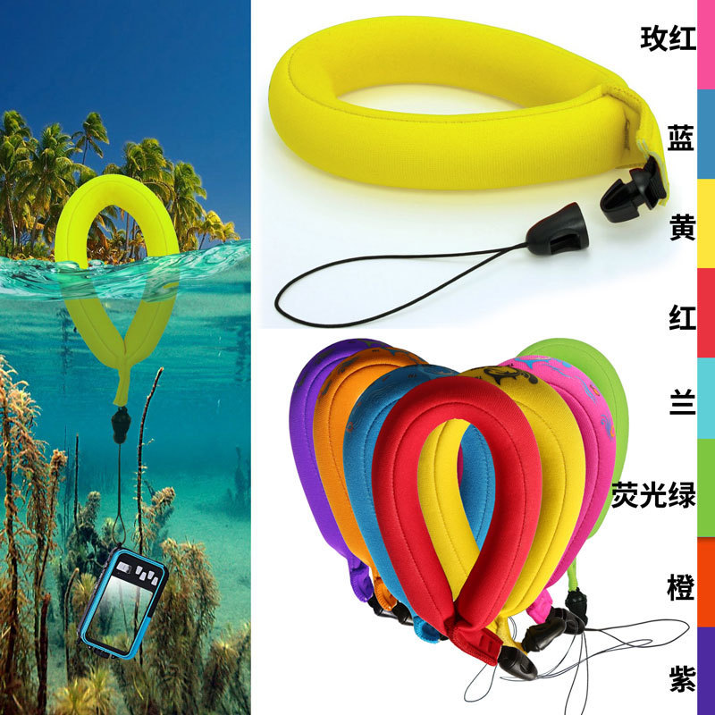 Cross-Border Manufacturer Camera Float Strap, Mobile Phone Float Strap, Diving Material Floating Wrist Strap, Float Bracelet Cross-Border Manufacturer Camera Float Strap, Mobile Phone Float Strap, Diving Material Floating Wrist Strap, Float Bracelet