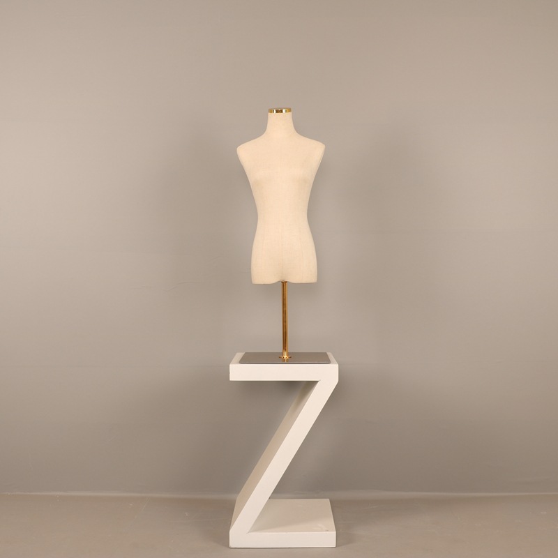 Maniquíes de exhibición, maniquí femenino de medio cuerpo, maniquí de tienda de ropa, maniquí de medio cuerpo, color dorado, para exhibición en vitrina, maniquí de cuerpo humano, soporte para maniquí.