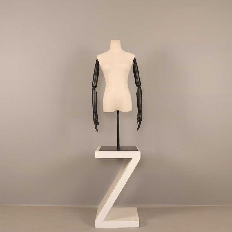 Maniquíes de exhibición, maniquí femenino de medio cuerpo, maniquí de tienda de ropa, maniquí de medio cuerpo, color dorado, para exhibición en vitrina, maniquí de cuerpo humano, soporte para maniquí.