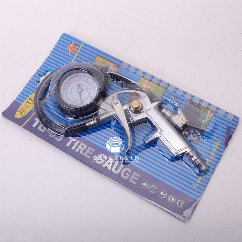 新款胎压表气压表高精度带充气汽车轮胎压监测器数显胎压计打气枪