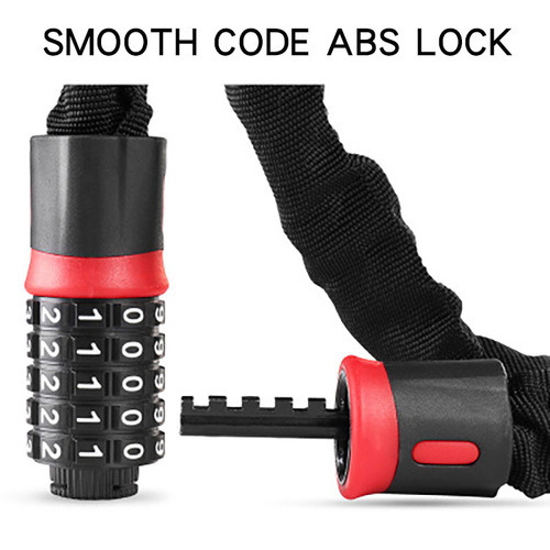 Password lock chain lock bicycle lock anti-theft lock mountain bike lock chain lock electric vehicle motorcycle lock iron chain lock