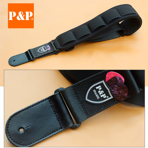 Thick Guitar Strap Wide Shoulder Strap Genuine Leather Guitar Strap Wide Guitar Bass Strap 8mm Cotton Guitar
