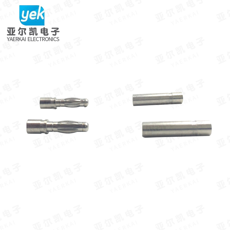 定 制批发高频连接器 镀金连接器香蕉插 香蕉插头母座接线柱