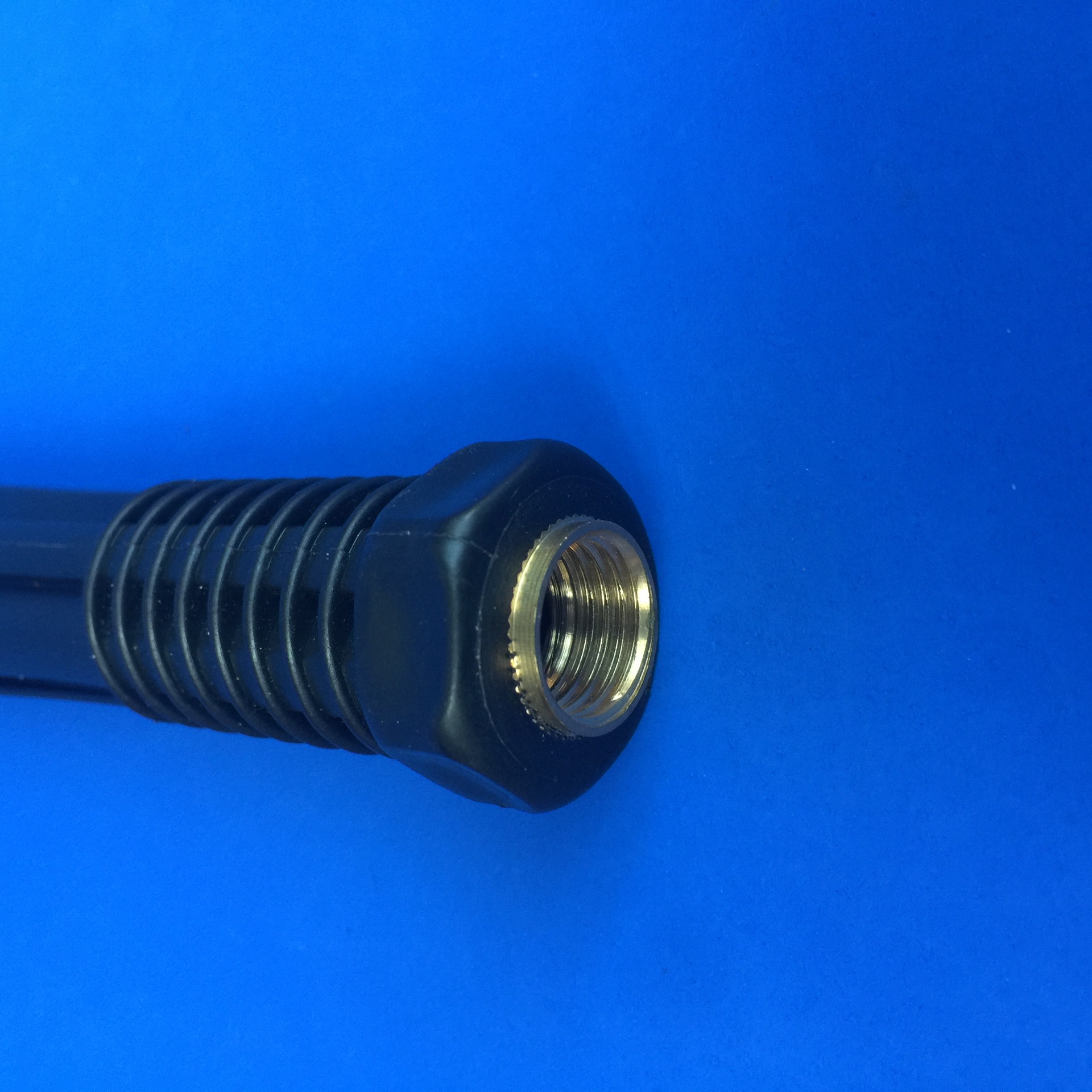 产家批发喷雾器直通手柄单铜头黑色手柄通用直通手柄喷雾器配件